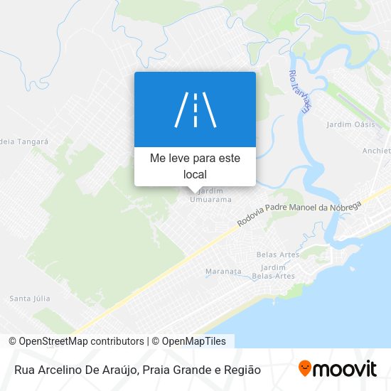 Rua Arcelino De Araújo mapa