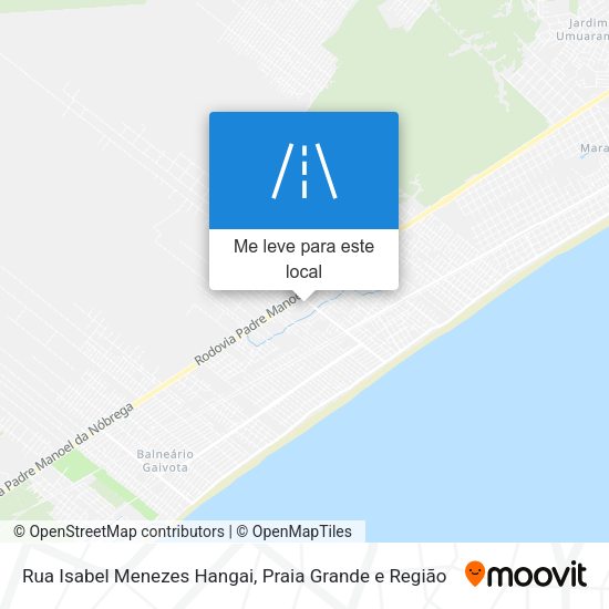 Rua Isabel Menezes Hangai mapa
