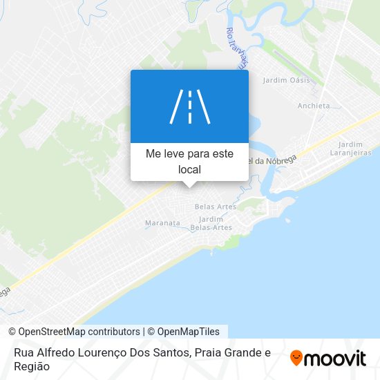Rua Alfredo Lourenço Dos Santos mapa