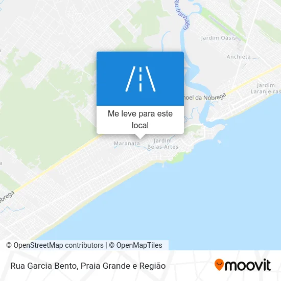 Rua Garcia Bento mapa