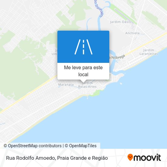 Rua Rodolfo Amoedo mapa