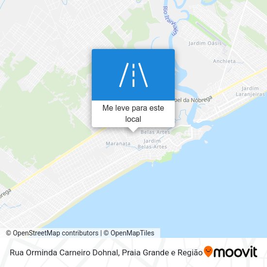 Rua Orminda Carneiro Dohnal mapa