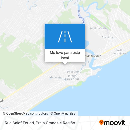 Rua Salaf Fouad mapa