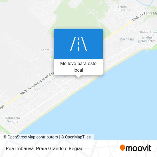 Rua Imbauva mapa