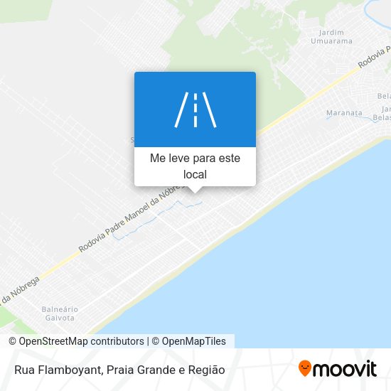 Rua Flamboyant mapa