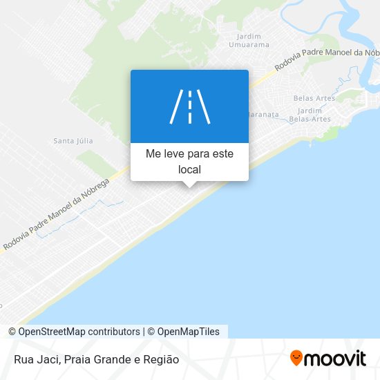Rua Jaci mapa