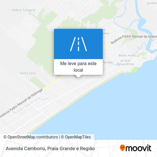 Avenida Camboriú mapa
