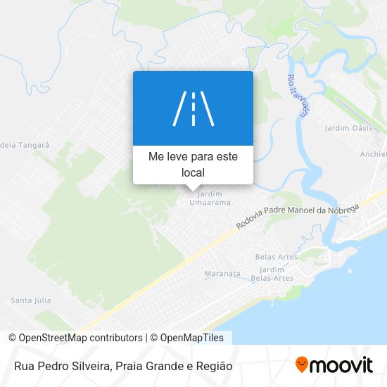 Rua Pedro Silveira mapa