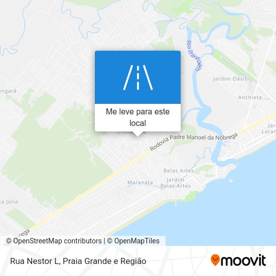 Rua Nestor L mapa