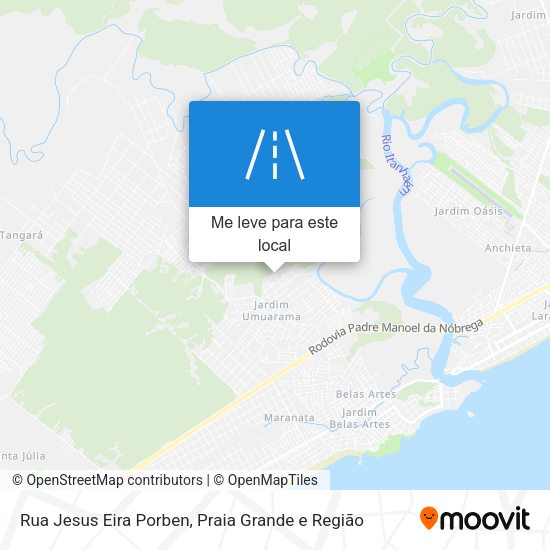 Rua Jesus Eira Porben mapa
