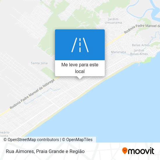 Rua Aimores mapa