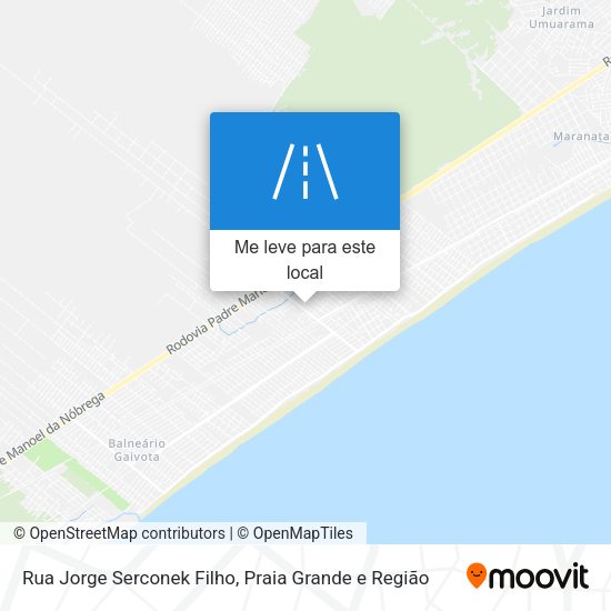 Rua Jorge Serconek Filho mapa