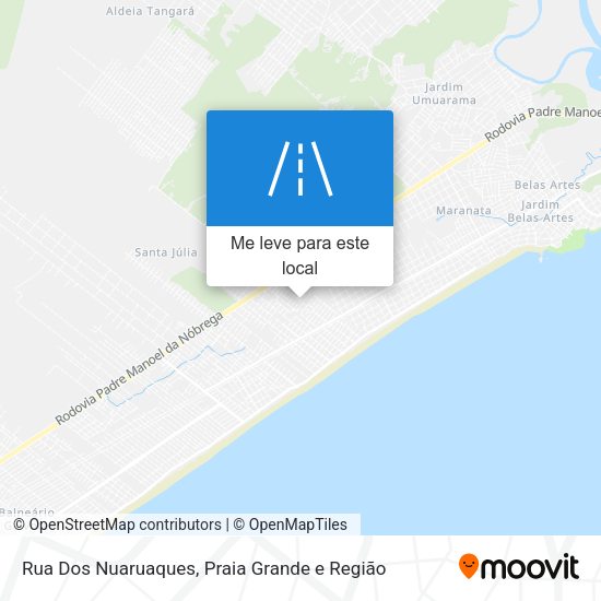 Rua Dos Nuaruaques mapa
