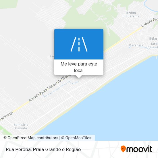 Rua Peroba mapa