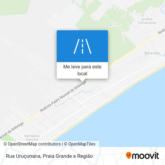Rua Uruçunana mapa
