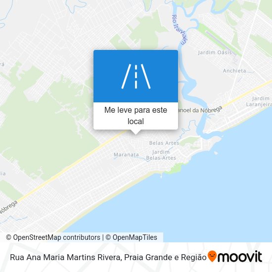 Rua Ana Maria Martins Rivera mapa