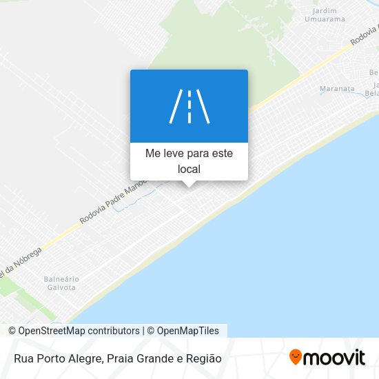Rua Porto Alegre mapa