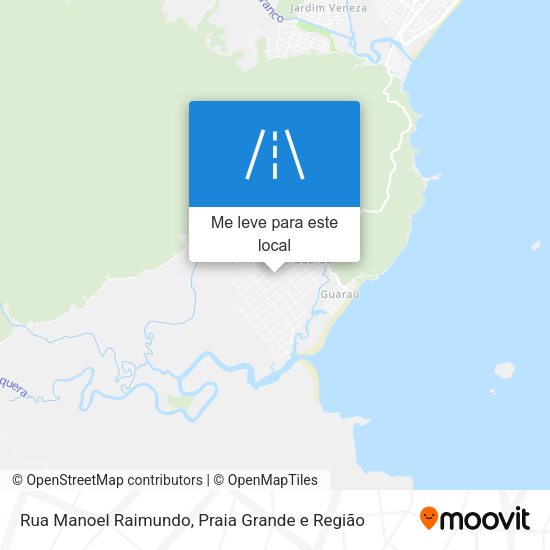 Rua Manoel Raimundo mapa