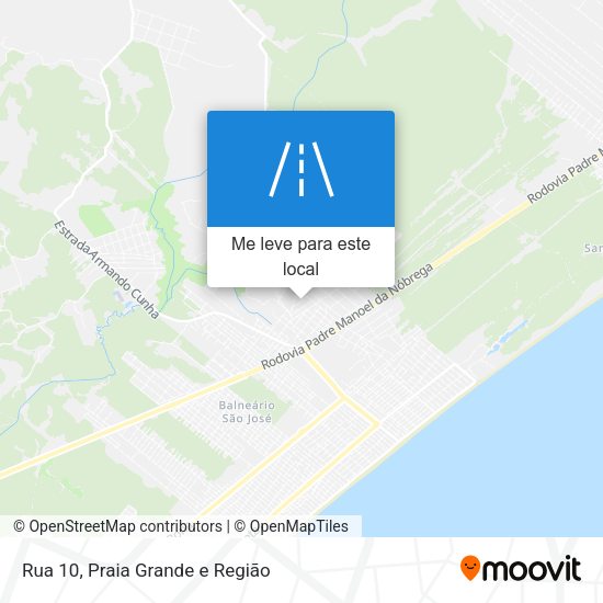 Rua 10 mapa