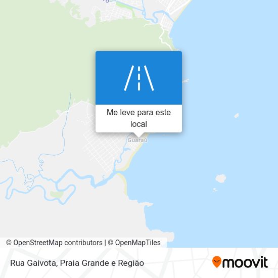 Rua Gaivota mapa
