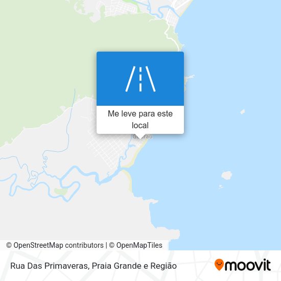 Rua Das Primaveras mapa