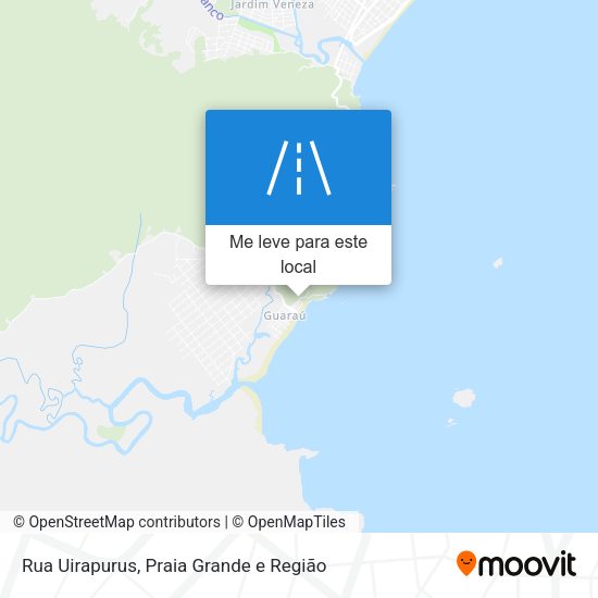 Rua Uirapurus mapa