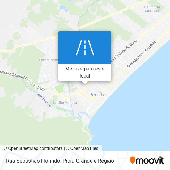 Rua Sebastião Florindo mapa