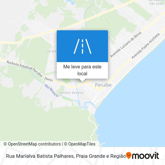 Rua Marialva Batista Palhares mapa