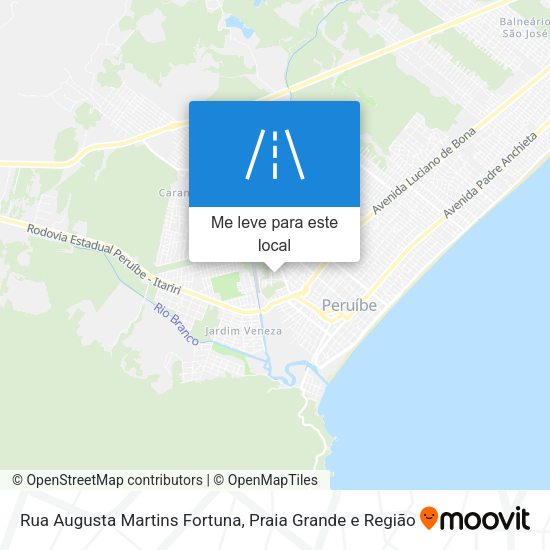 Rua Augusta Martins Fortuna mapa