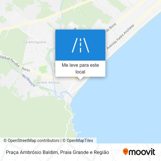 Praça Ambrósio Baldim mapa