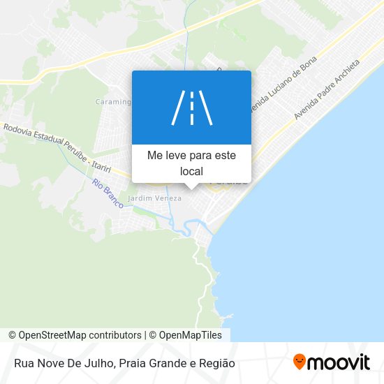 Rua Nove De Julho mapa