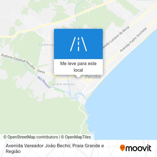 Avenida Vereador João Bechir mapa