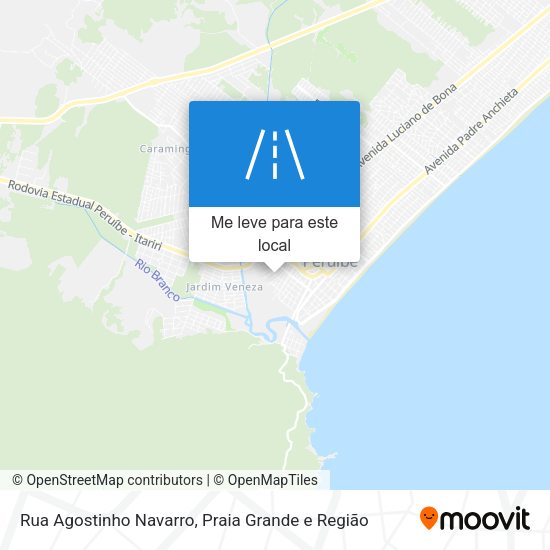 Rua Agostinho Navarro mapa