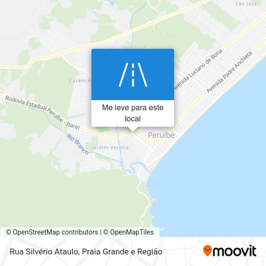 Rua Silvério Ataulo mapa