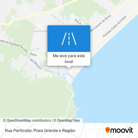 Rua Particular mapa