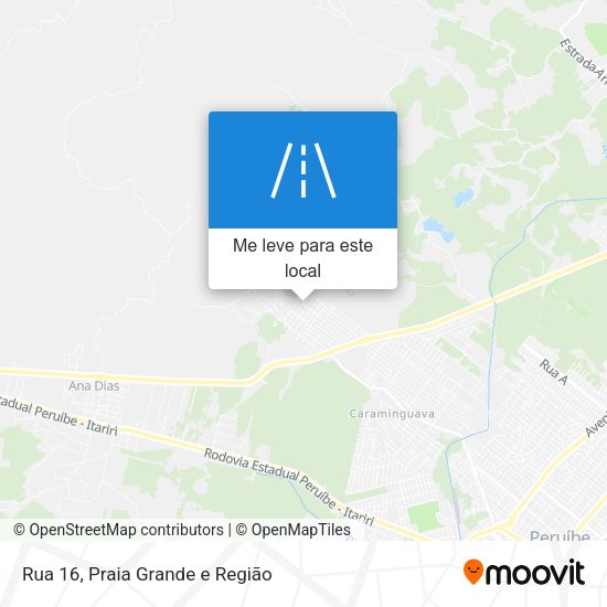 Rua 16 mapa