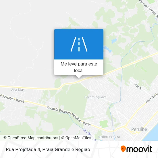 Rua Projetada 4 mapa