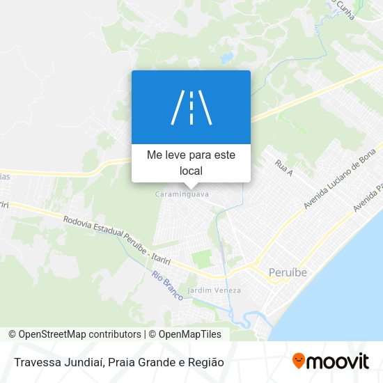 Travessa Jundiaí mapa