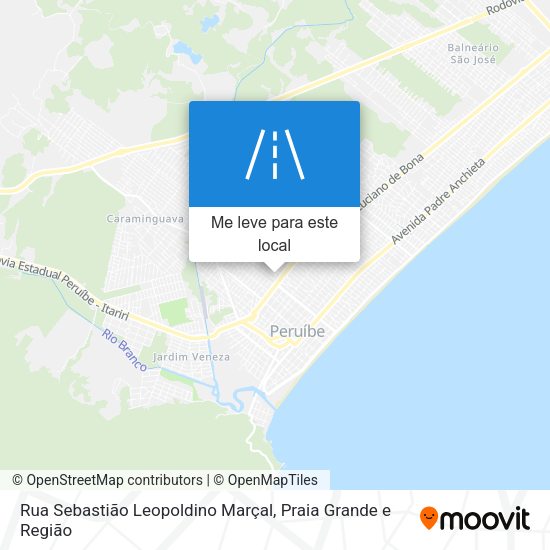 Rua Sebastião Leopoldino Marçal mapa