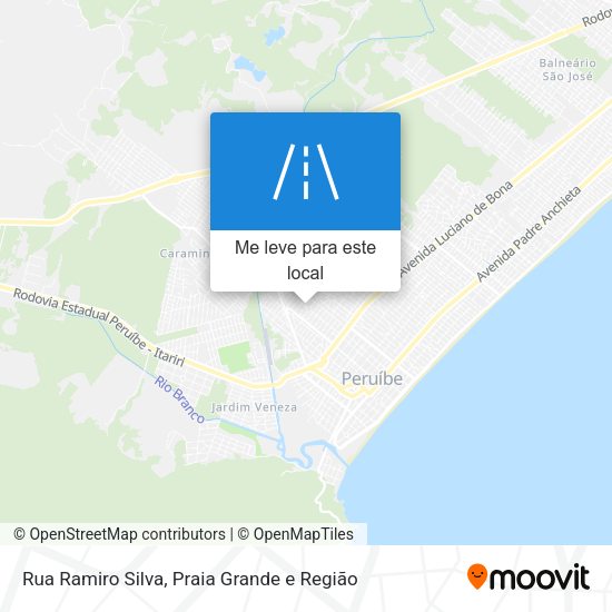 Rua Ramiro Silva mapa