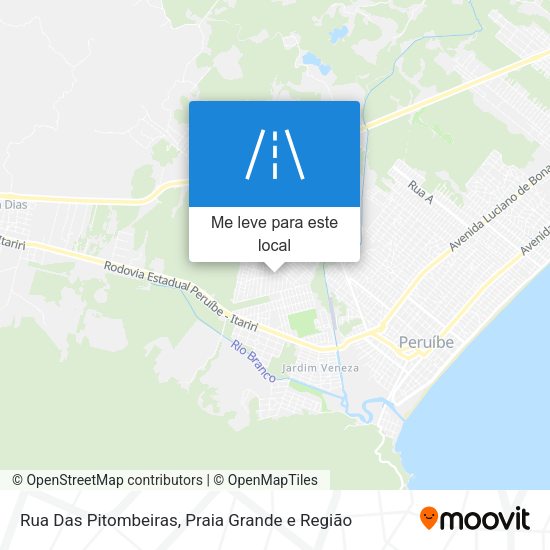 Rua Das Pitombeiras mapa