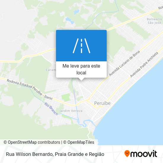 Rua Wilson Bernardo mapa