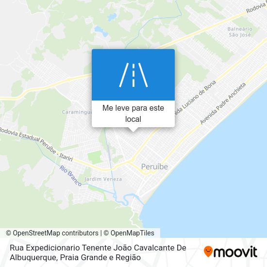 Rua Expedicionario Tenente João Cavalcante De Albuquerque mapa