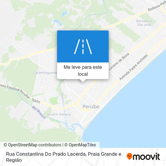 Rua Constantina Do Prado Lacerda mapa
