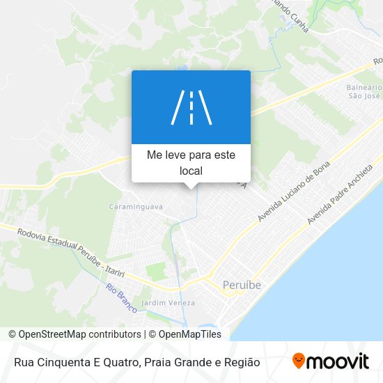 Rua Cinquenta E Quatro mapa