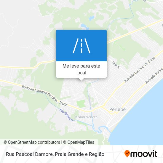 Rua Pascoal Damore mapa
