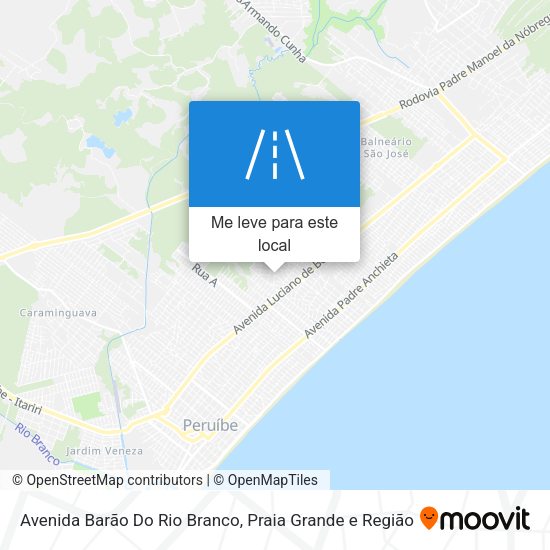 Avenida Barão Do Rio Branco mapa