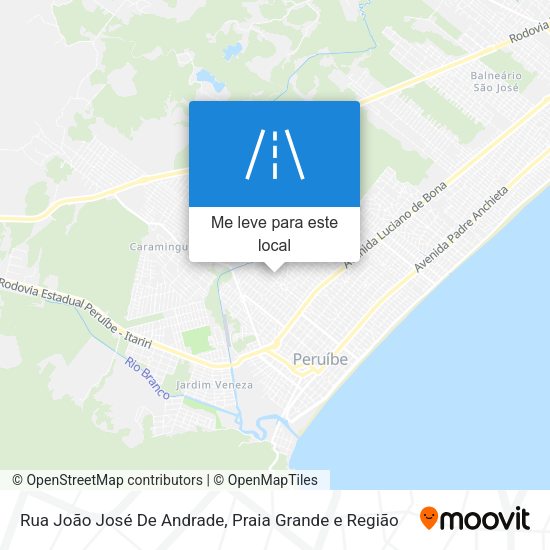 Rua João José De Andrade mapa