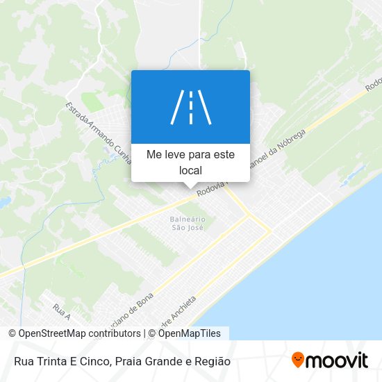 Rua Trinta E Cinco mapa