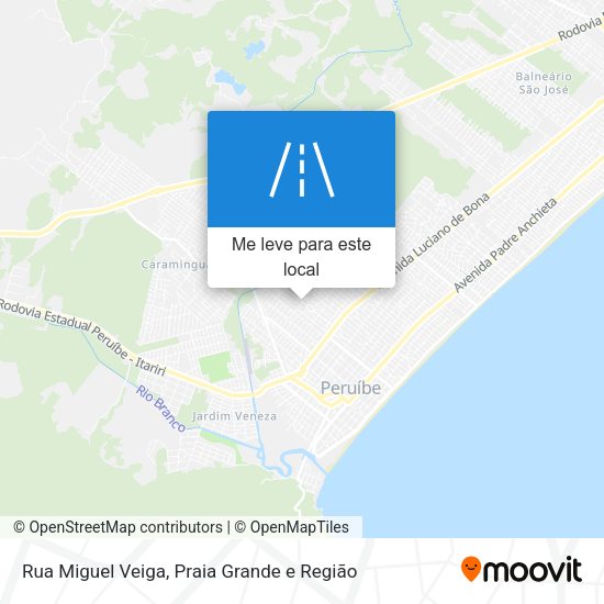Rua Miguel Veiga mapa